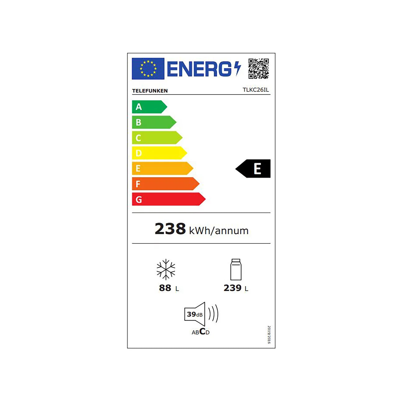 Haier 3P Combi Refrigerator HTR3619ENMN, 190x60cm, NFR, E, Inox