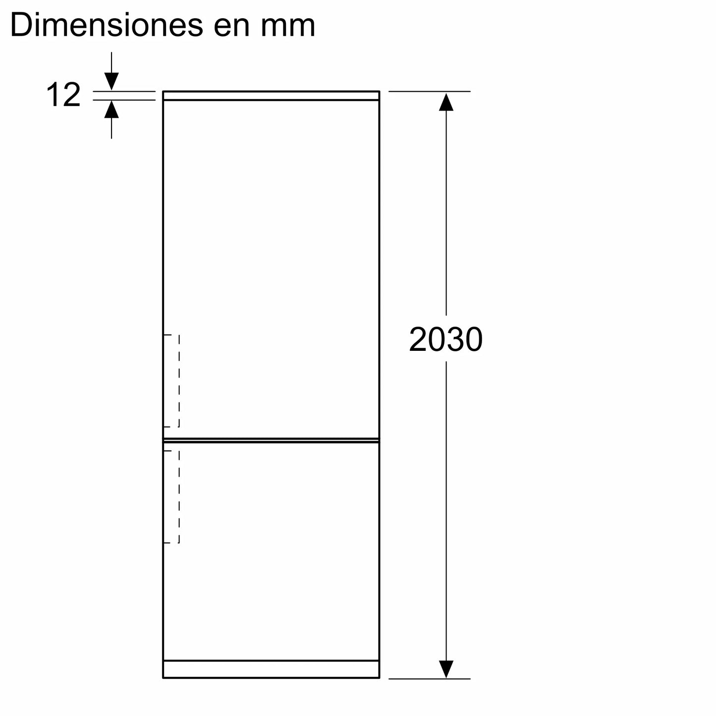 Bosch Serie 4 Frigorífico combinado de libre instalación 203 x 60 cm Blanco