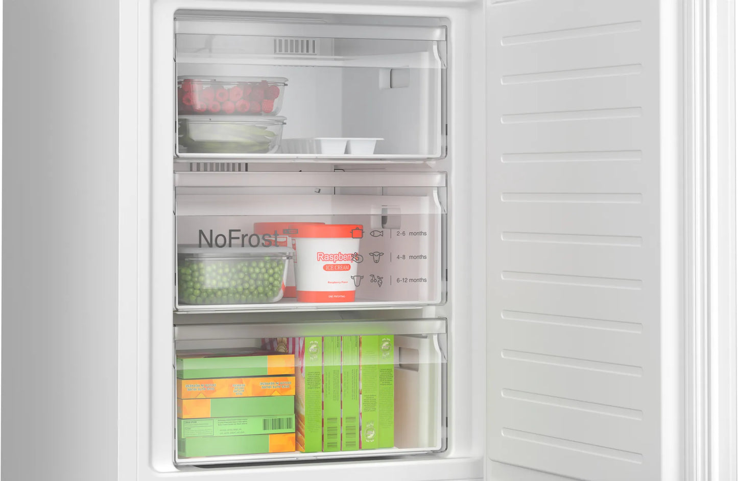 Bosch Serie 4 Frigorífico combinado de libre instalación 203 x 60 cm Blanco