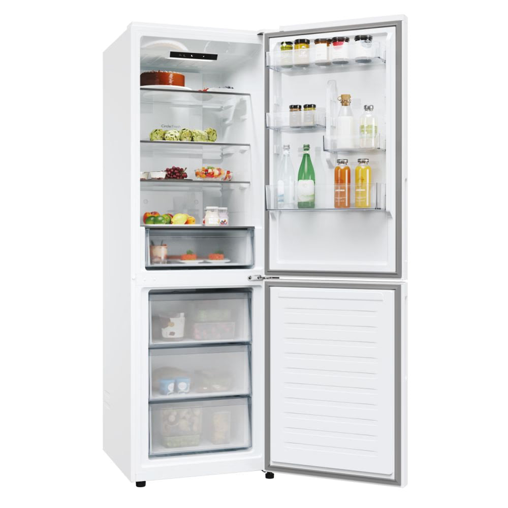 Frigorífico Combi Candy CNCQ2T618EW, No Frost, 185 cm, 355 L, 4 Cajones, Eficiencia E - Blanco