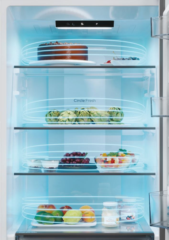 Frigorífico Combi Candy CNCQ2T618EW, No Frost, 185 cm, 355 L, 4 Cajones, Eficiencia E - Blanco