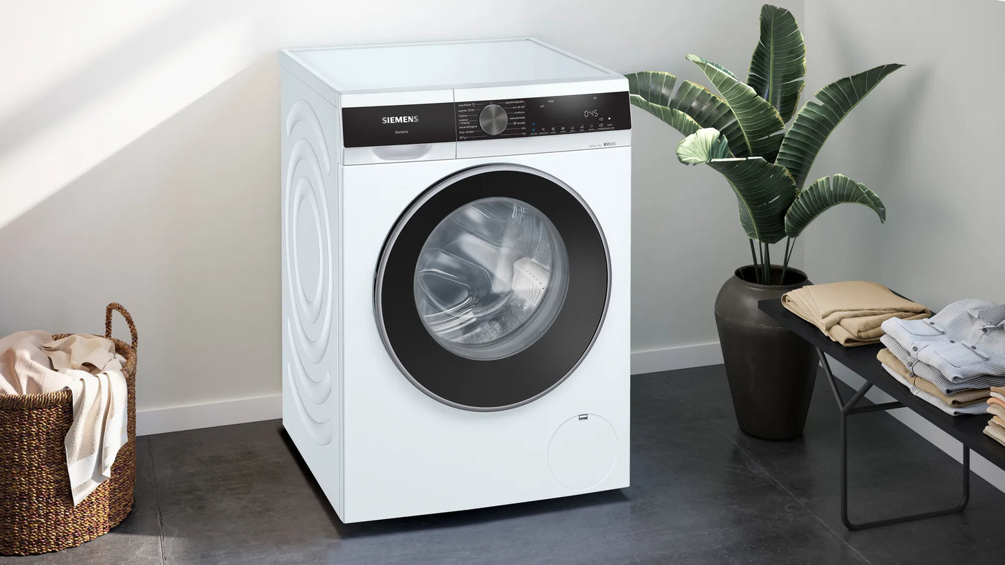 Front-loading washing machine - SIEMENS WG44G2Z0ES, 9.0 kg, 14 programs, White