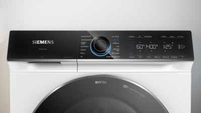 Front-loading washing machine - SIEMENS WG44G2Z0ES, 9.0 kg, 14 programs, White