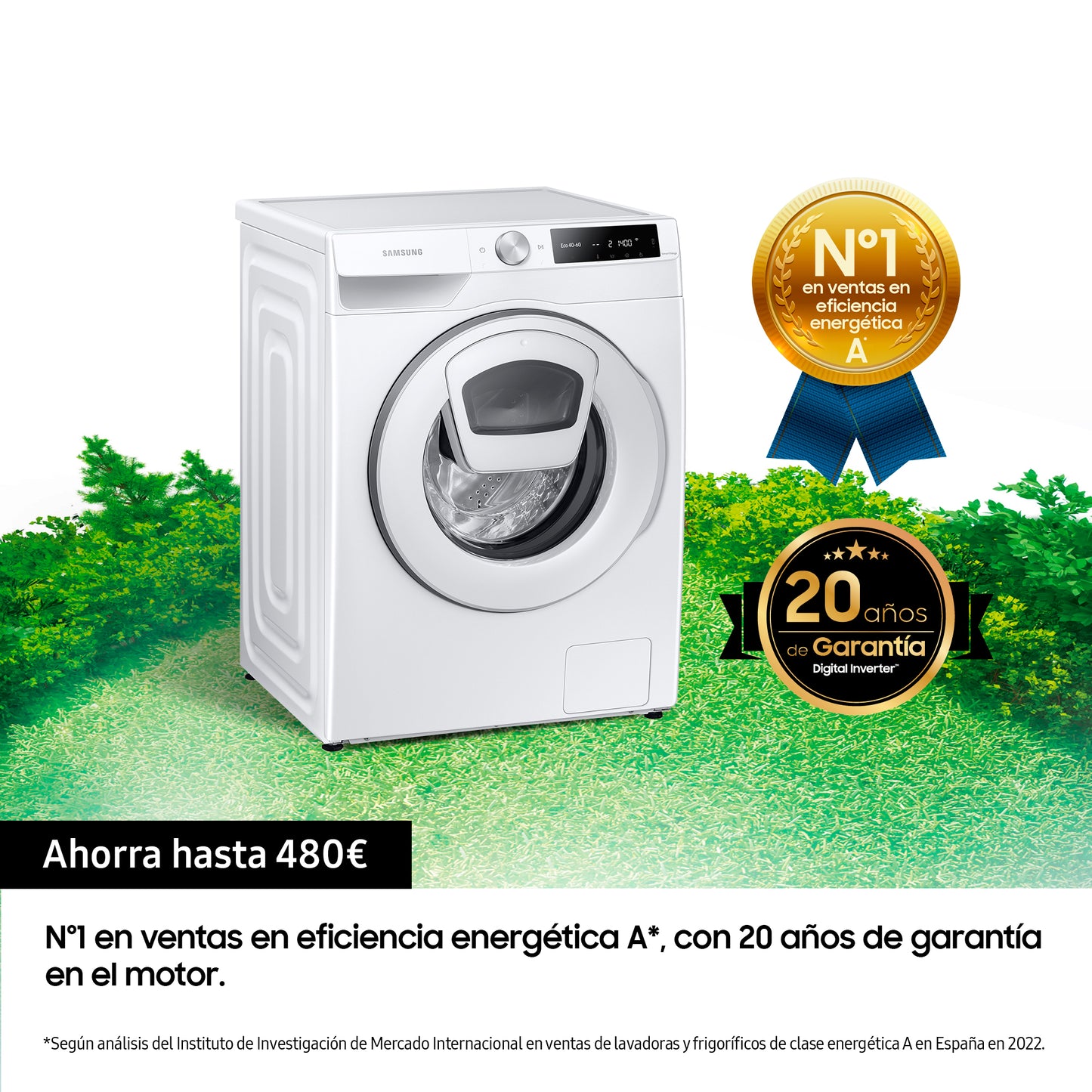 SAMSUNG WASHER WW90T684DHE 9KG 1400RPM BCA ATD AW