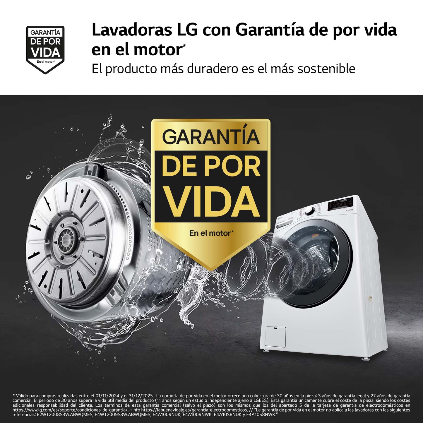 Midea Washing Machine MF100W90BAW, 9Kg, 1400RPM, A