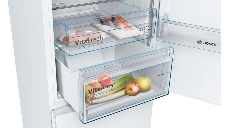 Frigorífico Combi Bosch KGN392WEF 203x60x66cm Clase E Libre Instalación