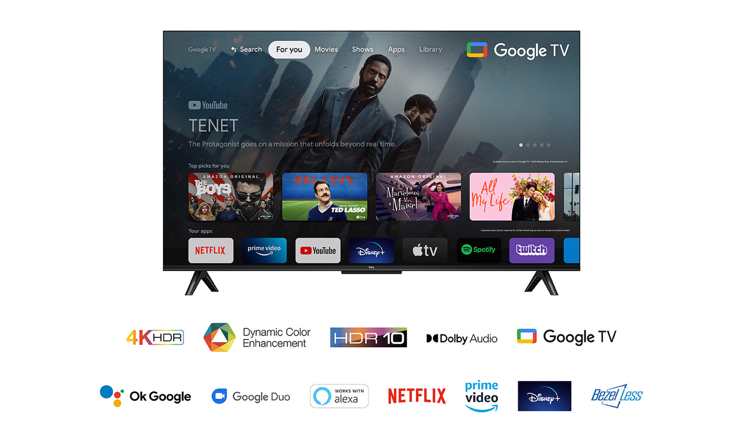 TELEVISOR TV TCL 75" 4K ULTRA HD