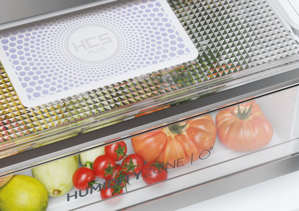Haier 3P Combi Refrigerator HTR3619ENMN, 190x60cm, NFR, E, Inox