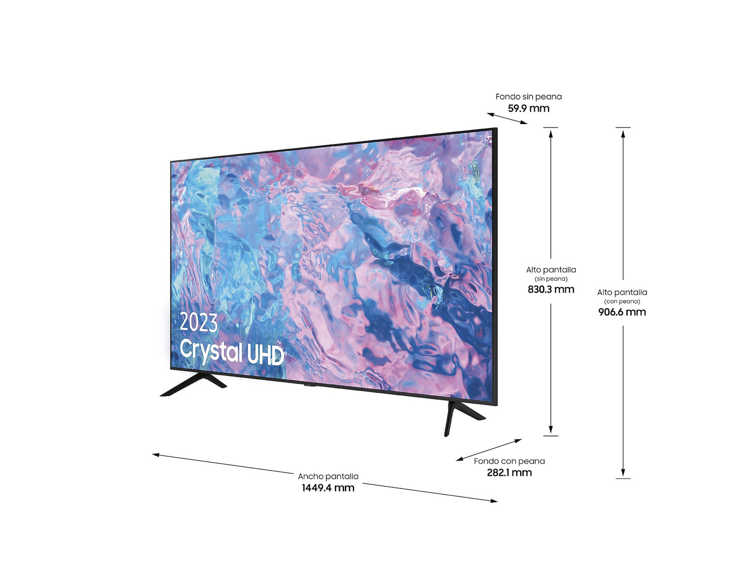 TELEVISOR SAMSUNG 65" CRYSTAL UHD SMART TV