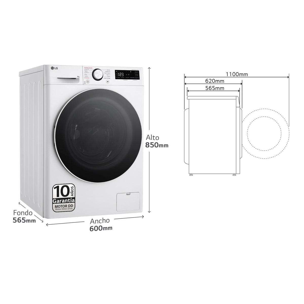 CF JOHNSON NAVIA80 8KG 1200RPM WASHER