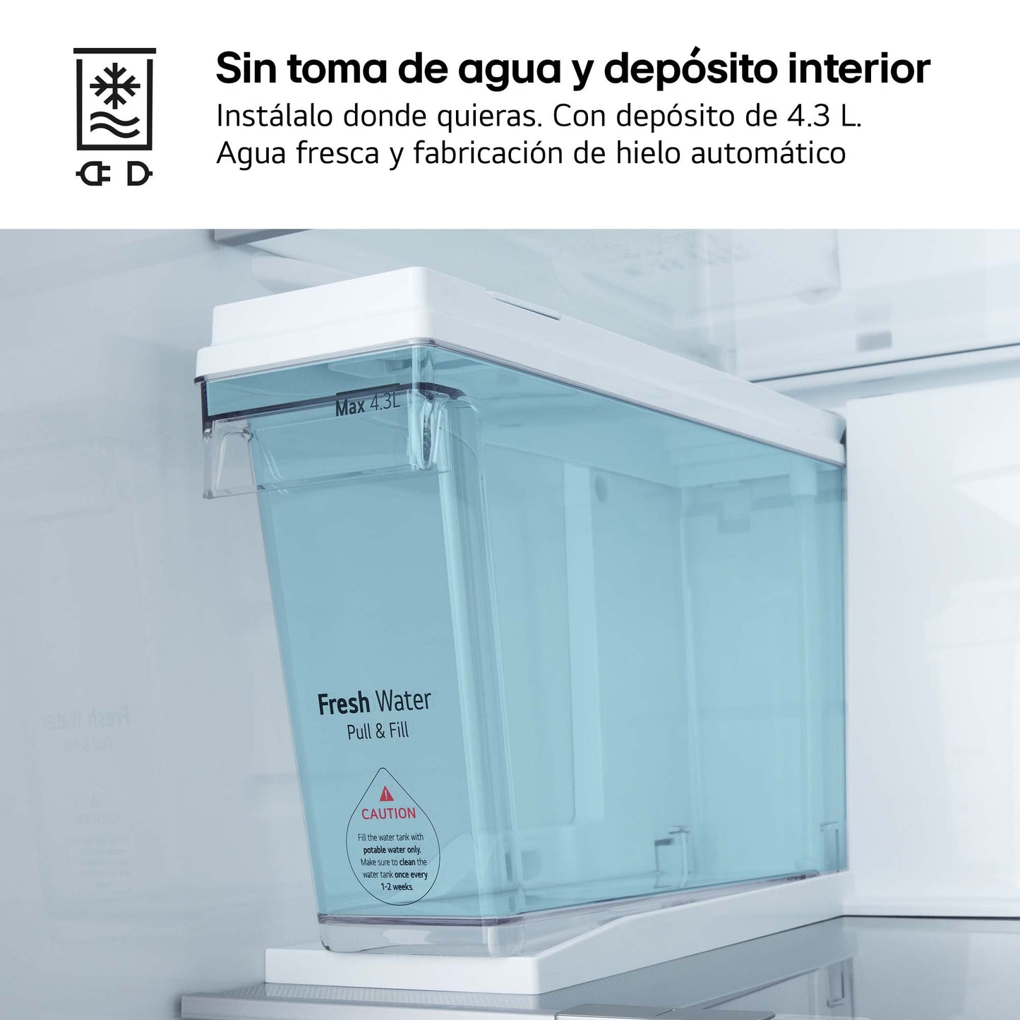 Frigorífico americano - LG InstaView Door-In-Door™ GSXE81PYBD, No Frost, 179 cm, 628 l, DoorCooling+™, Inoxidable antihuellas