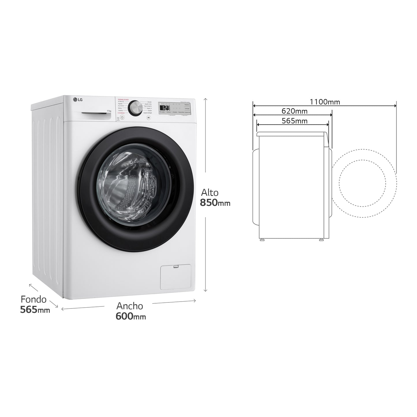 CF JOHNSON NAVIA80 8KG 1200RPM WASHER
