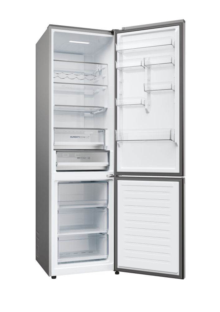 Haier 3P Combi Refrigerator HTR3619ENMN, 190x60cm, NFR, E, Inox
