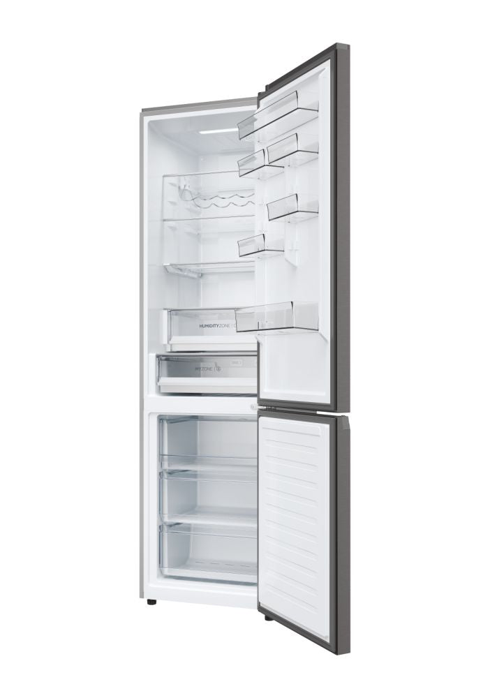 Haier 3P Combi Refrigerator HTR3619ENMN, 190x60cm, NFR, E, Inox
