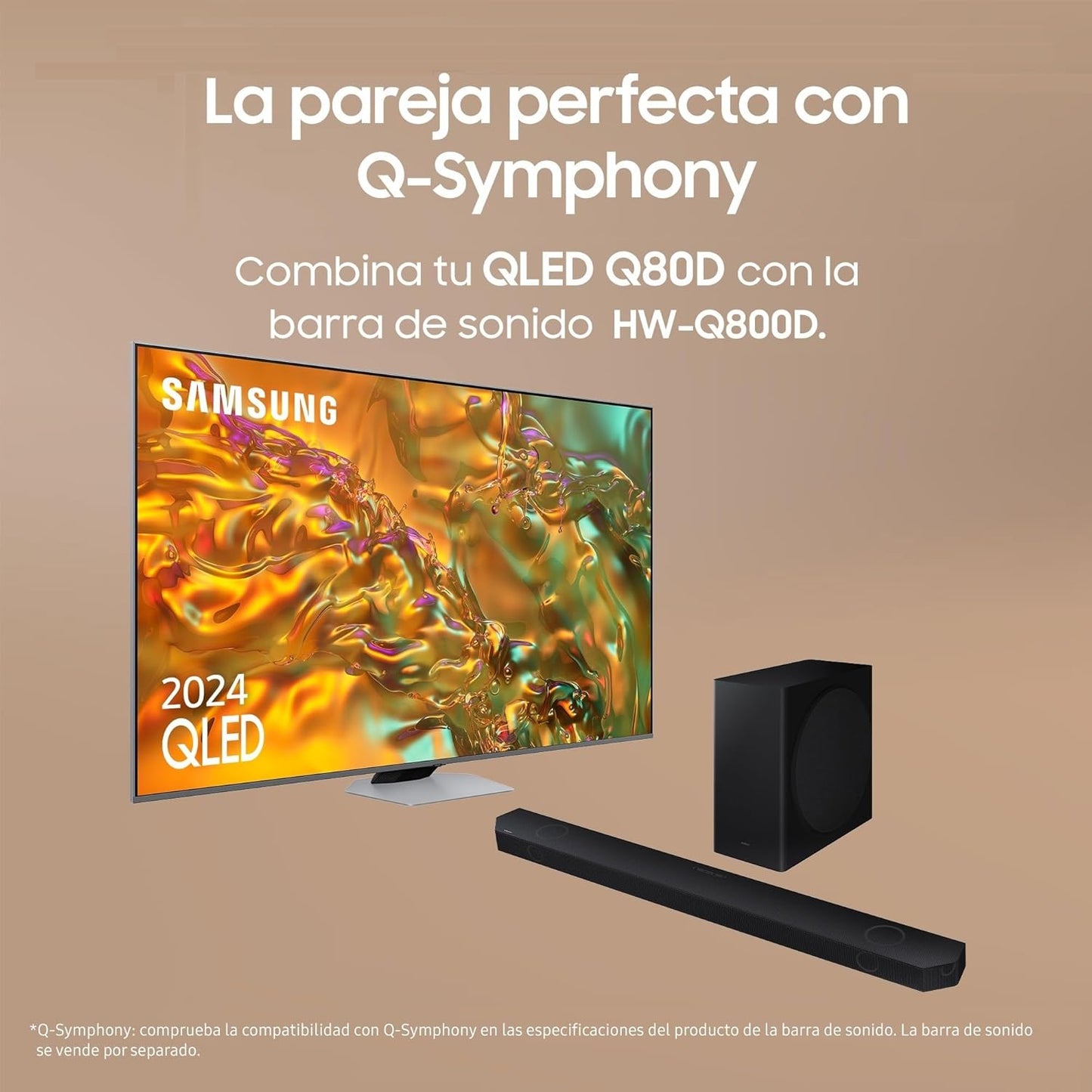 TELEVISOR SMART TV SAMSUNG 65"TQ65Q80D QLED UHD FULLARRAY 120HZ