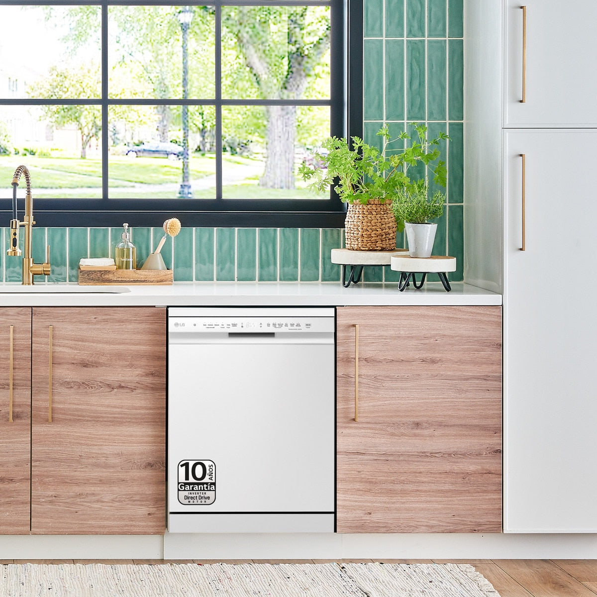 LG DF365FPS FREE-STANDING STAINLESS STEEL DISHWASHER 14 PLACES 10 PROGRAMS 60CM