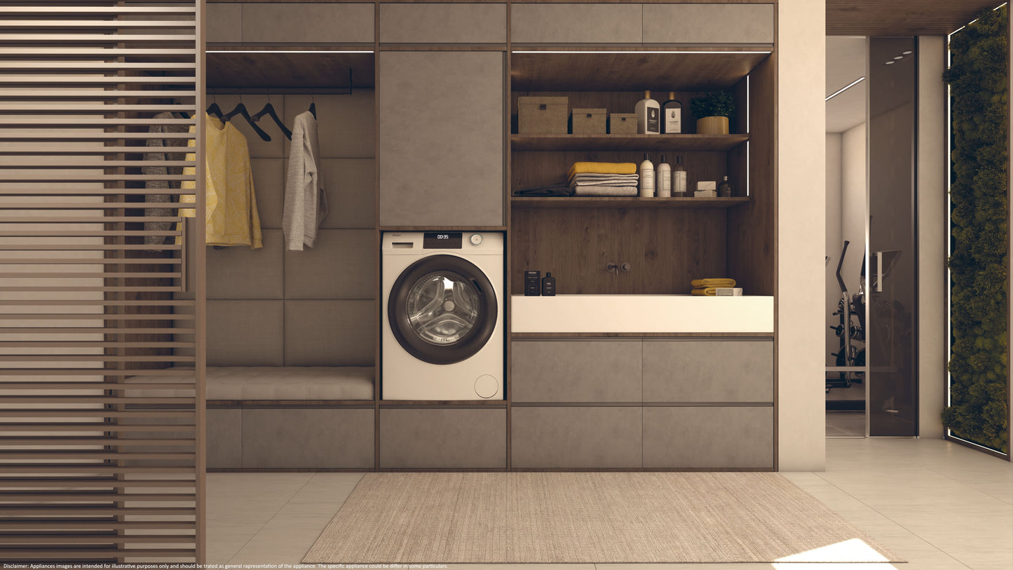 HAIER FRONT LOADING WASHER HW90BP14939S 9K 1400R BCA STEAM