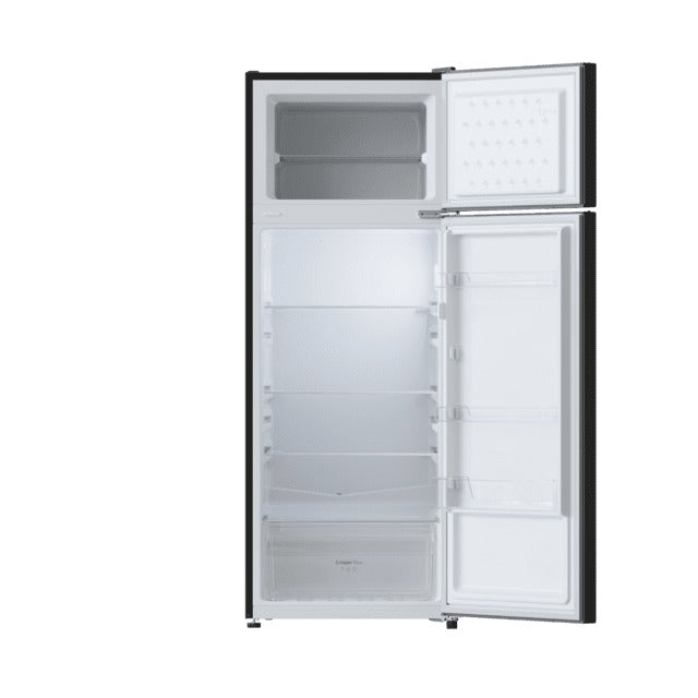 TWO DOOR REFRIGERATOR 2P CECOTEC 143x54 CM 211L BLACK