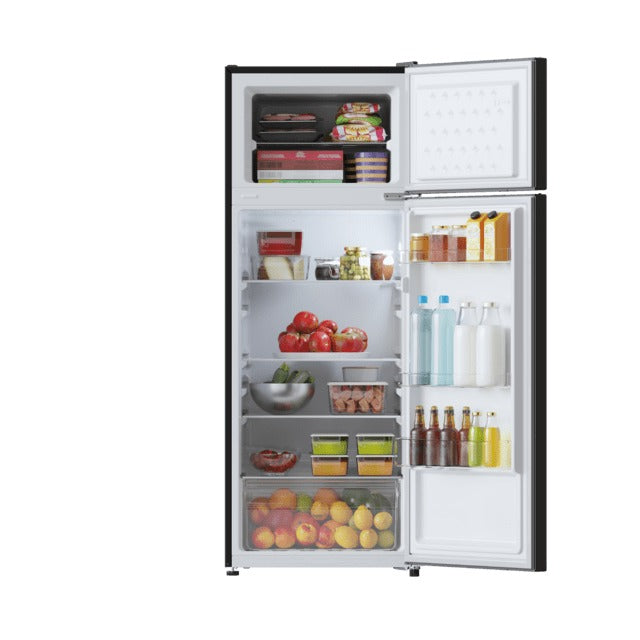 TWO DOOR REFRIGERATOR 2P CECOTEC 143x54 CM 211L BLACK