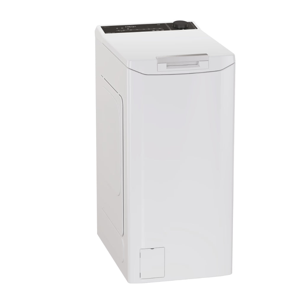 Midea MF100T80B/W-ES Top Loading Washing Machine, White, 8 kg, 1300 rpm, A