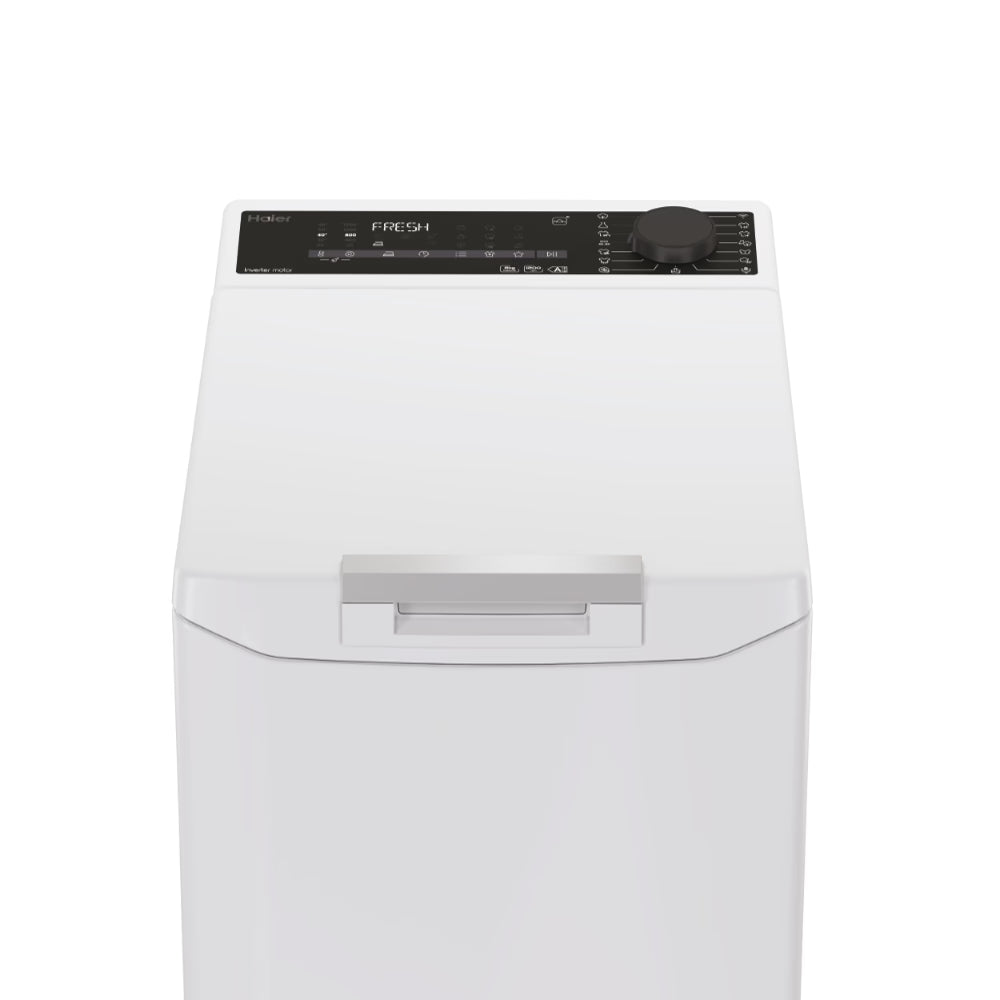 Midea MF100T80B/W-ES Top Loading Washing Machine, White, 8 kg, 1300 rpm, A