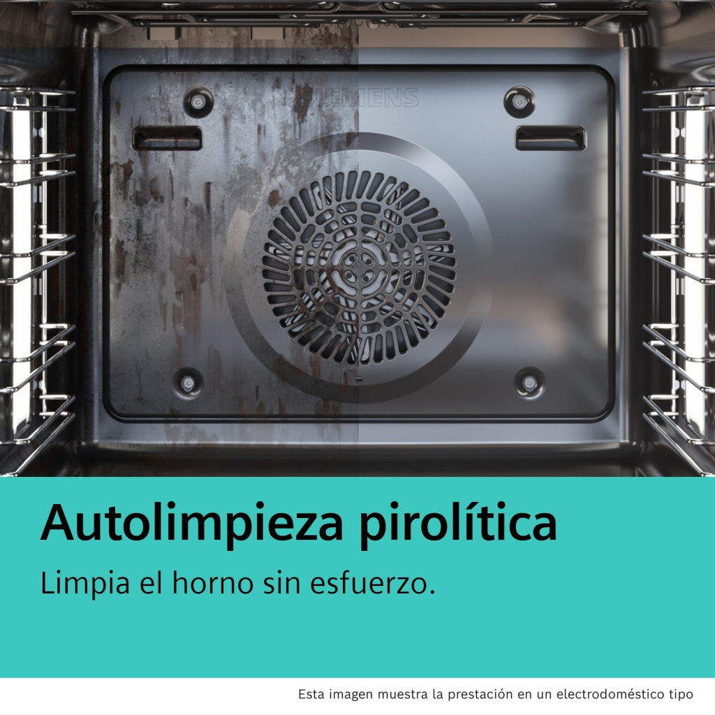 HORNO SIEMENS HB372AES3, MULTIFUNCION., 71L, Pirolisis, Ref. HB372AES3