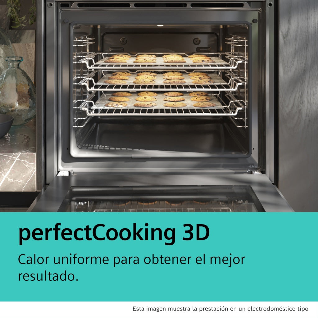 HORNO SIEMENS HB372AES3, MULTIFUNCION., 71L, Pirolisis, Ref. HB372AES3