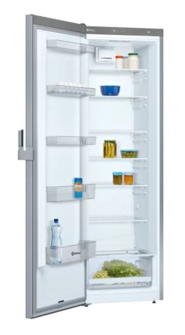 Balay 3FCE563ME 1-door refrigerator, Inox, 186X60 cm, E