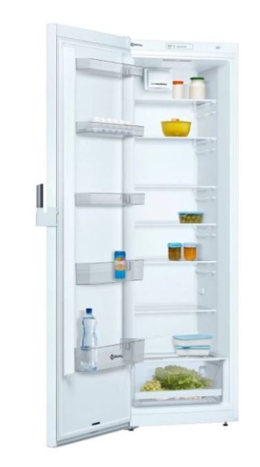 Balay 3FCE563WE 1-door refrigerator, White, 186x60 cm, E