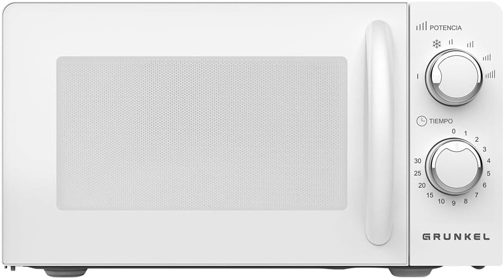 Microondas Grunkel MWG20MI, 20L, Blanco,