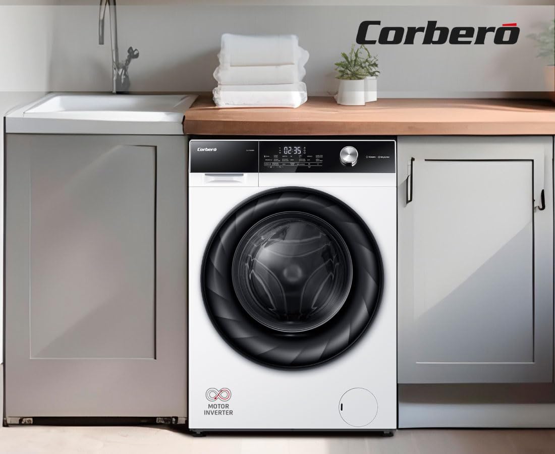 Lavadora Oferta Corbero CLH9404MK, 9kg, 1400rpm, A, Blanco