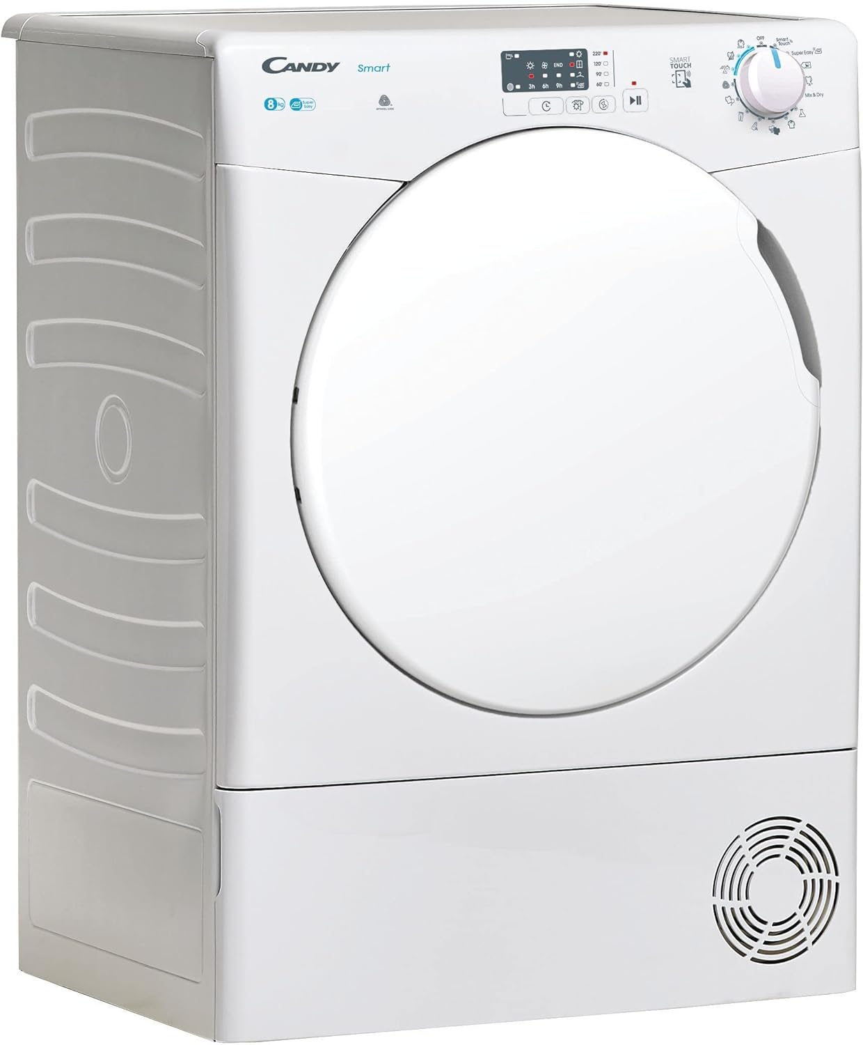 Secadora Candy CSEC8LFS, Blanco, 8 kg, Condensacion, B