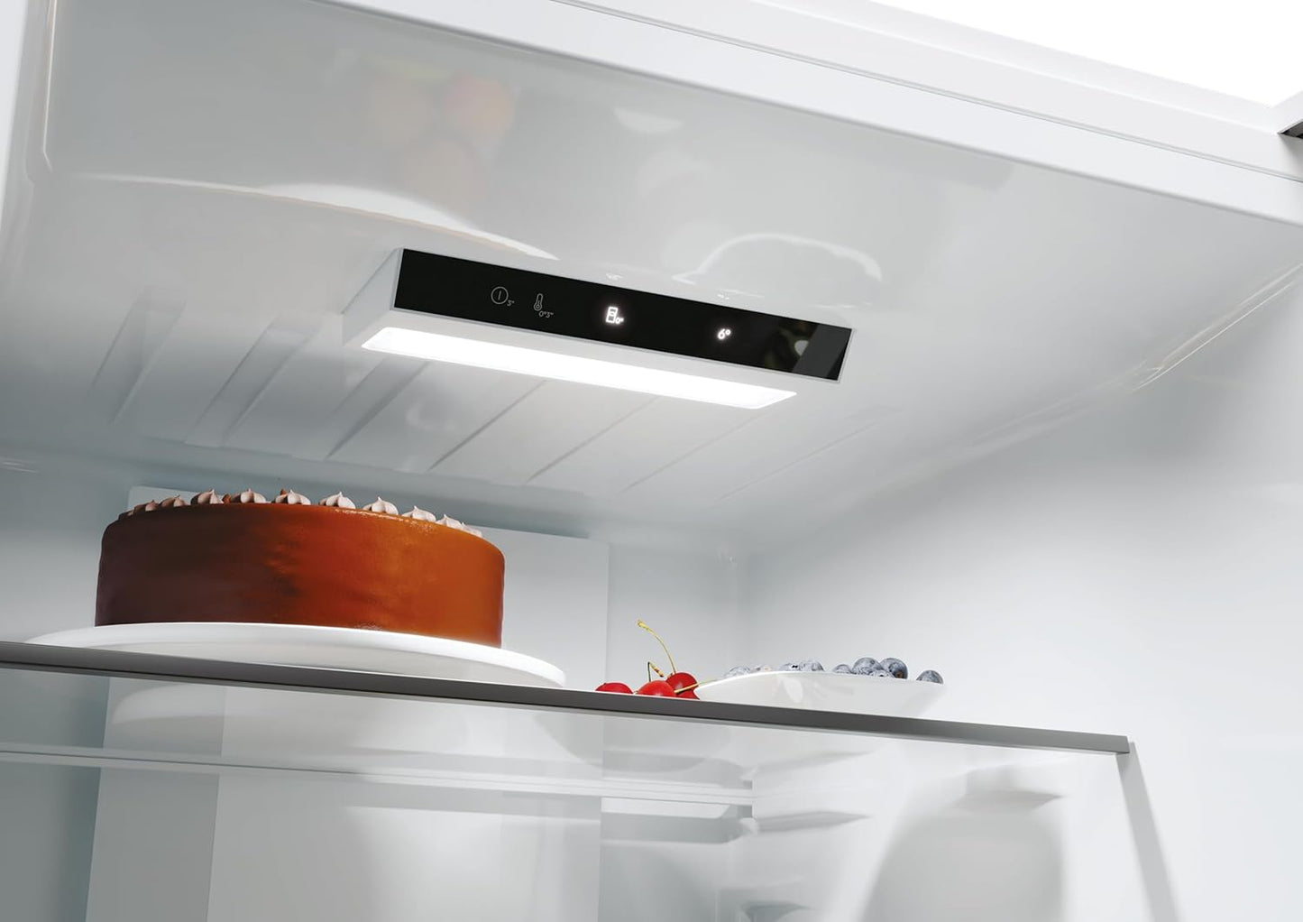 Frigorífico Combi Candy CNCQ2T618EX, No Frost, 185 cm, 355 L, 4 Cajones, Eficiencia E - Inox