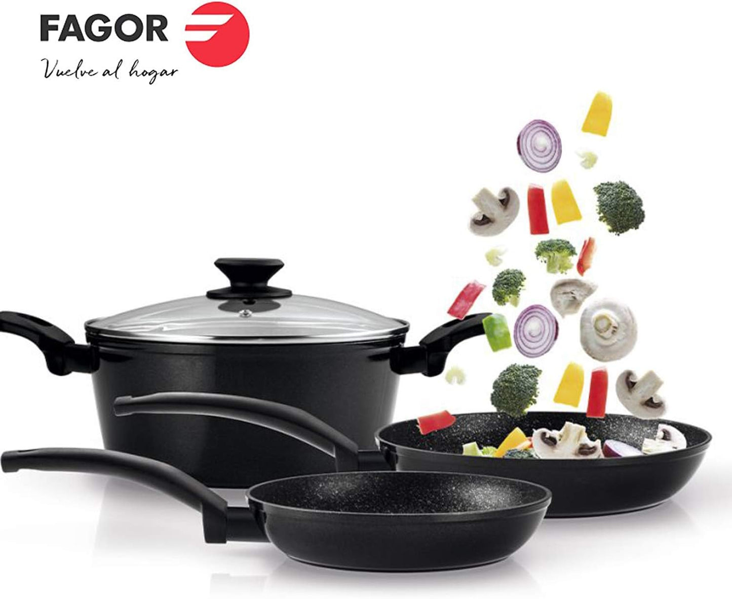 BATERIA COCINA FAGOR VIVANT 2SARTEN 24-20 CAZULA24
