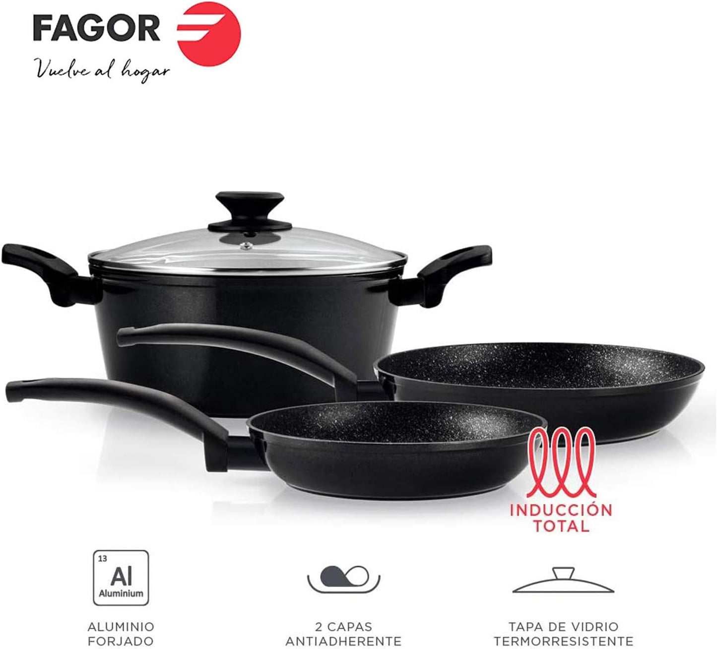 BATERIA COCINA FAGOR VIVANT 2SARTEN 24-20 CAZULA24