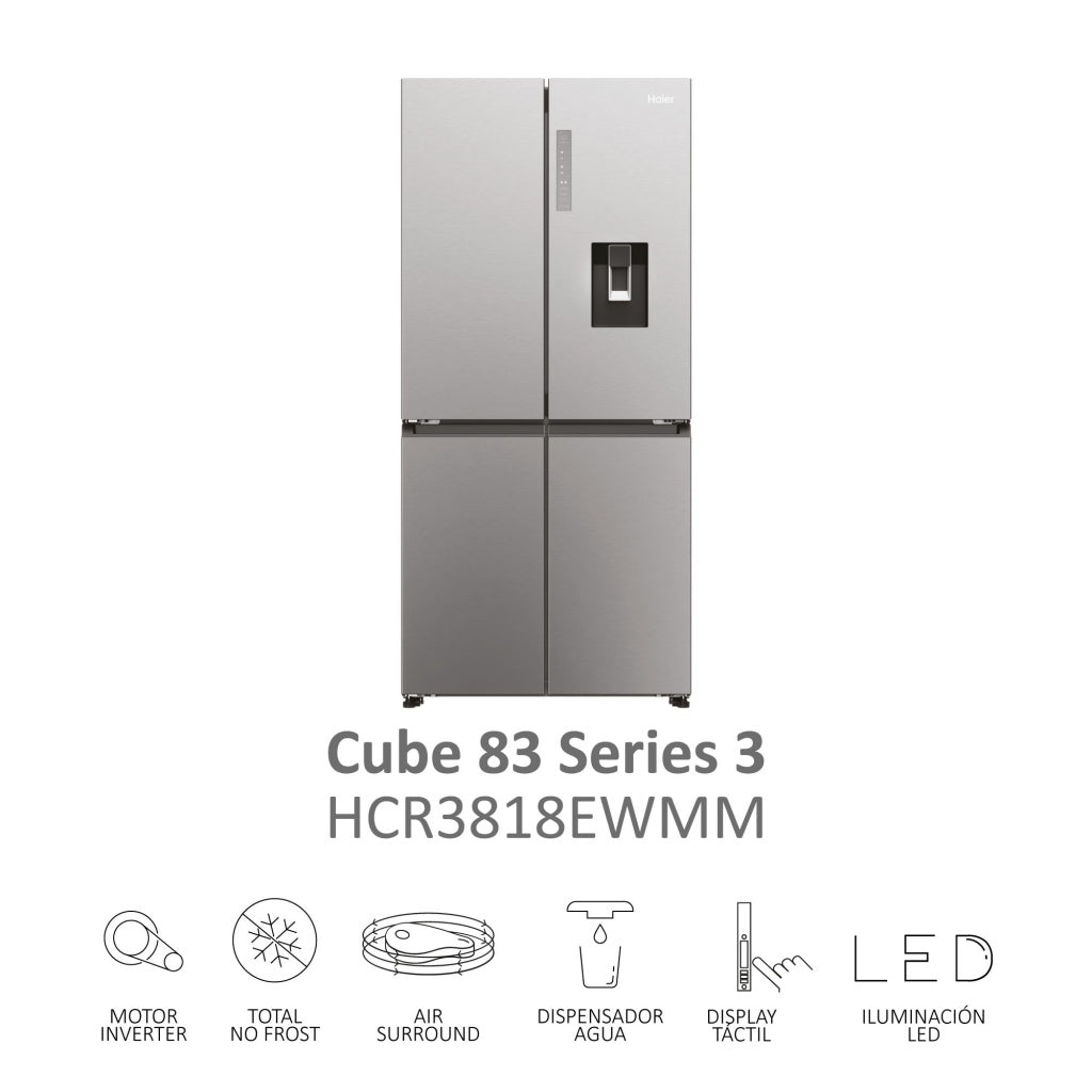Haier Total No Frost Side by Side Refrigerator HCR3818EWMM Water Dispenser