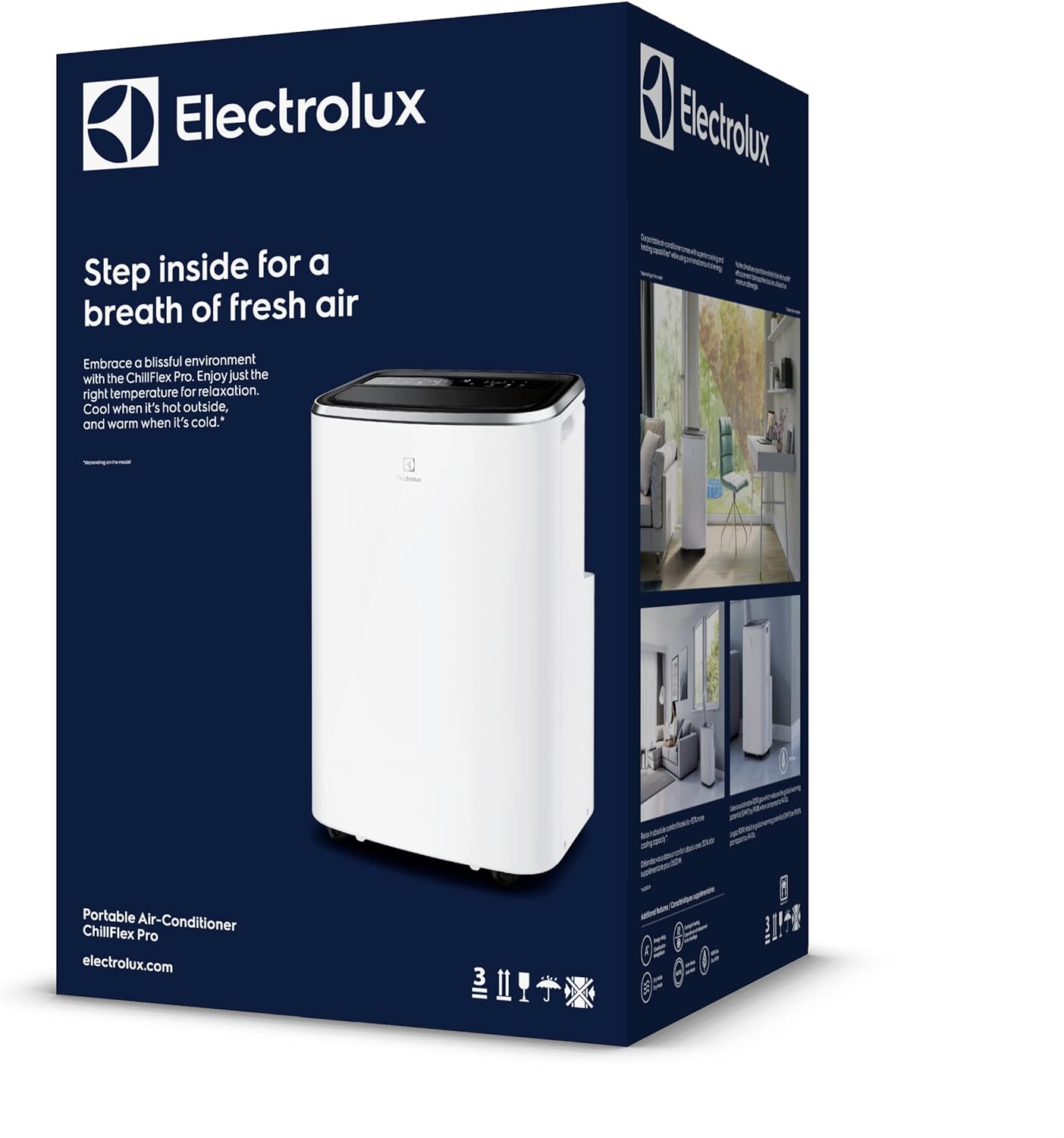 Aire acondicionado portátil Electrolux 3000 frigorías LIQUIDACION ¡ÚLTIMA UNIDAD! TARA ESTÉTICA