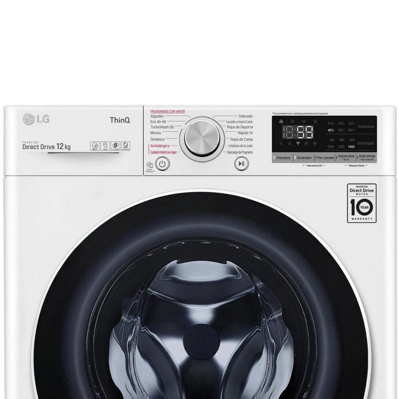 Midea Washing Machine MF100W90BAW, 9Kg, 1400RPM, A