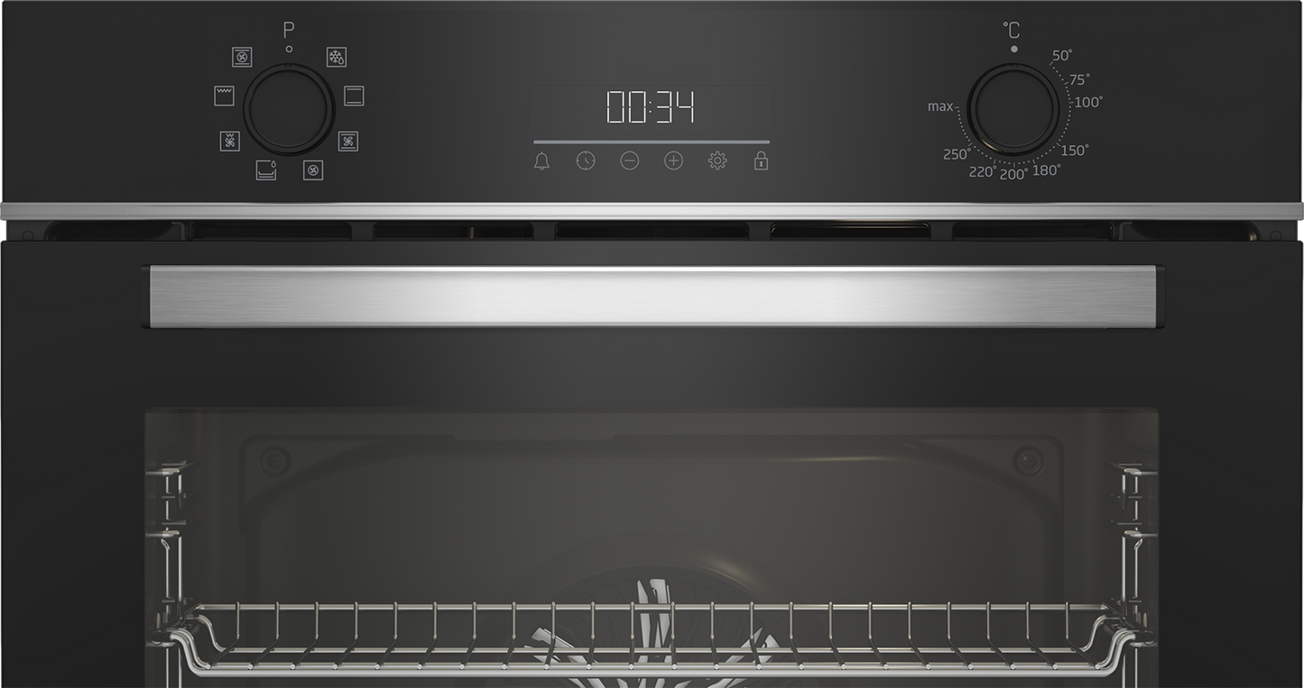Multifunction Oven - BEKO BBIM13300XD, Built-in + Free-standing, Grill, Yes, 1 l, 60 cm, Stainless Steel