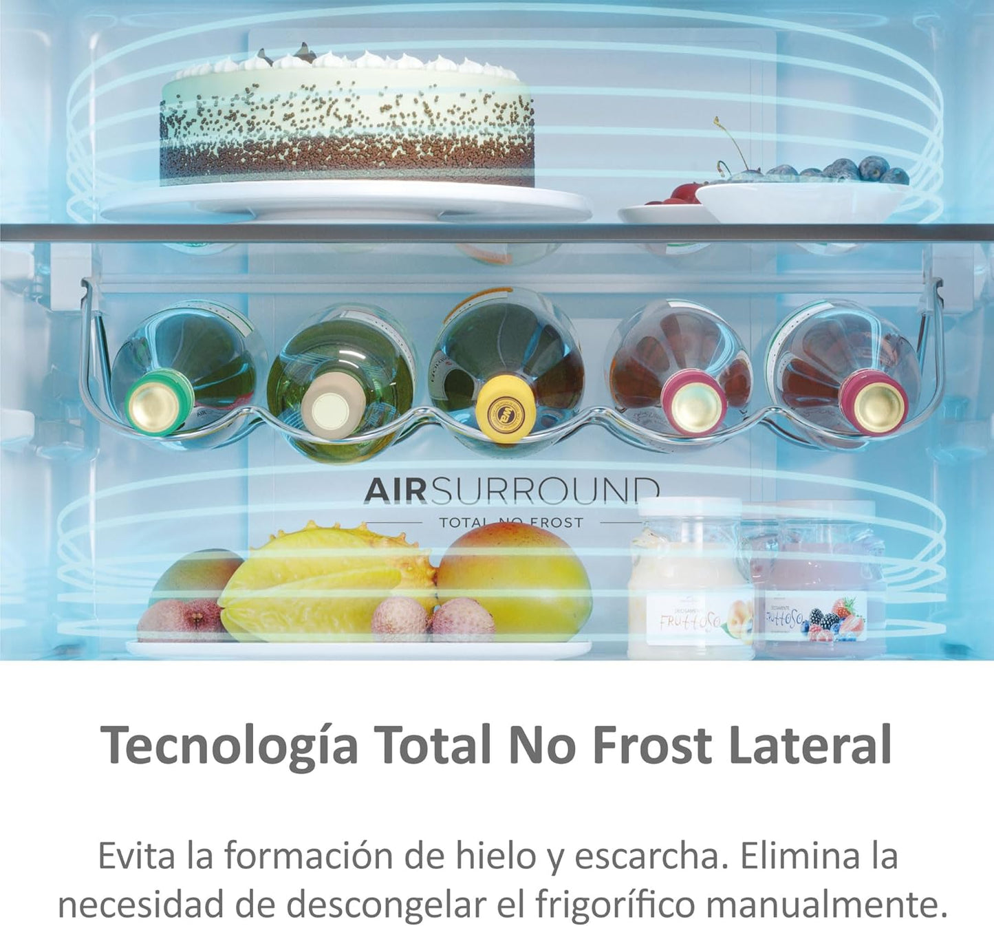 Haier 3P Combi Refrigerator HTR3619ENMN, 190x60cm, NFR, E, Inox