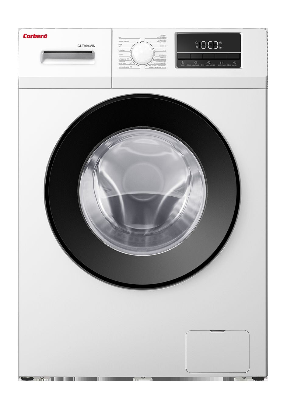 Midea Washing Machine MF100W90BAW, 9Kg, 1400RPM, A