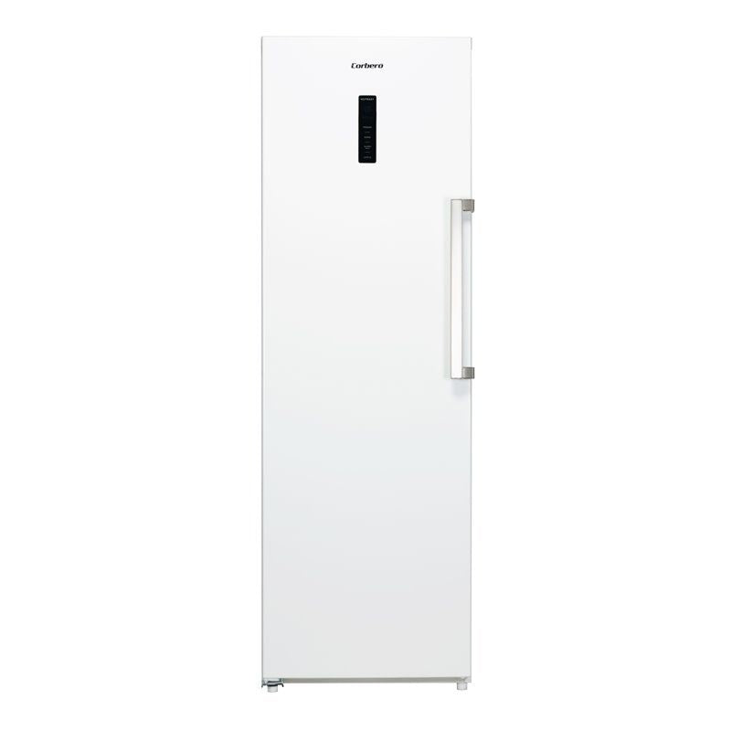 Congelador vertical Corbero CCVH18524NFW, Blanco, 185 cm, No Frost, D
