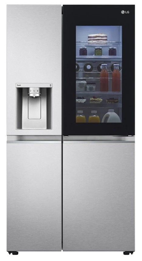 Lg American refrigerator GSXV90MBAE, Inox, 179 cm, No Frost, E