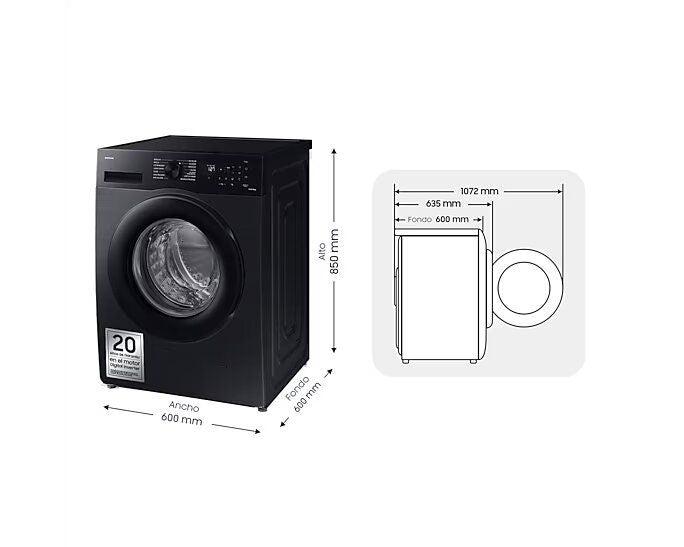 SAMSUNG WASHER WW90T684DHE 9KG 1400RPM BCA ATD AW