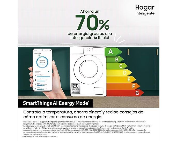 SAMSUNG WASHER WW90T684DHE 9KG 1400RPM BCA ATD AW