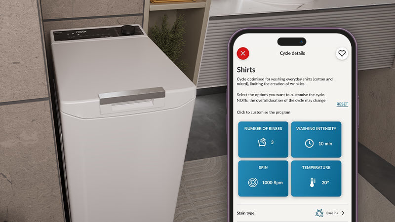 Midea MF100T80B/W-ES Top Loading Washing Machine, White, 8 kg, 1300 rpm, A