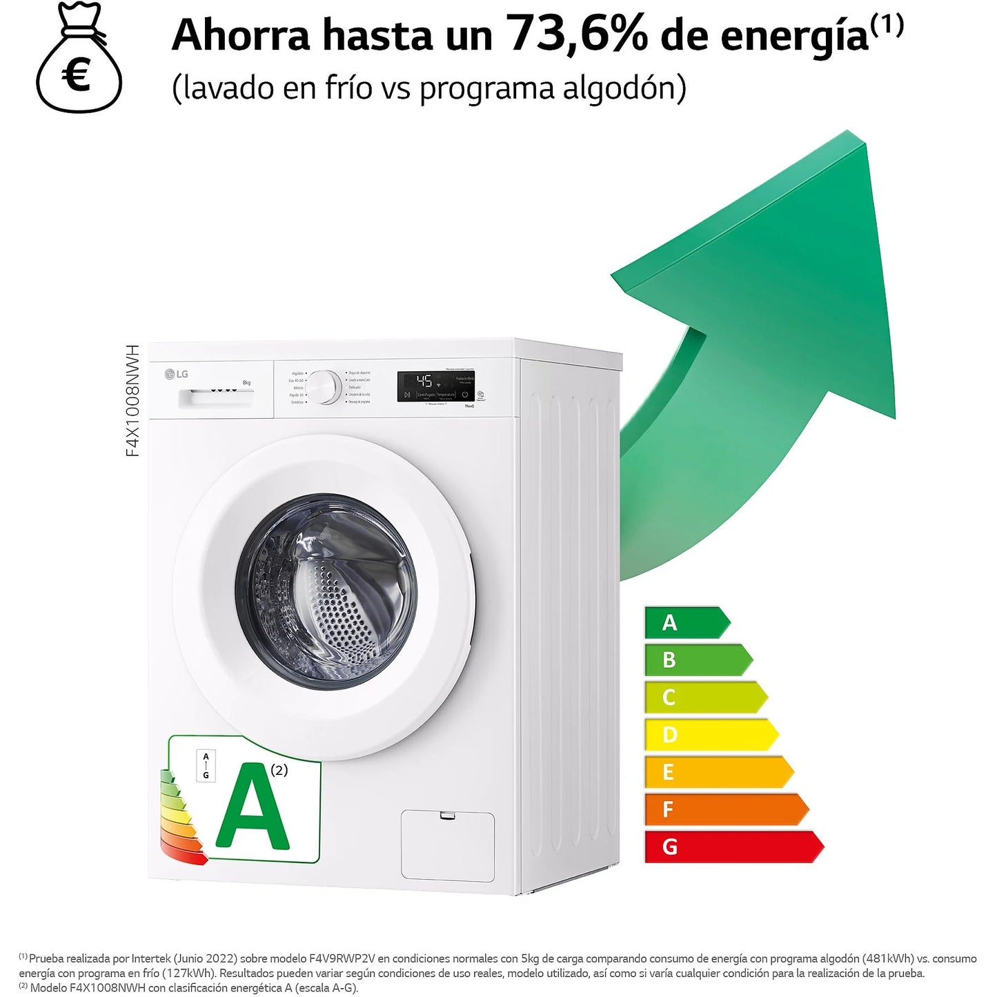 CF JOHNSON NAVIA80 8KG 1200RPM WASHER