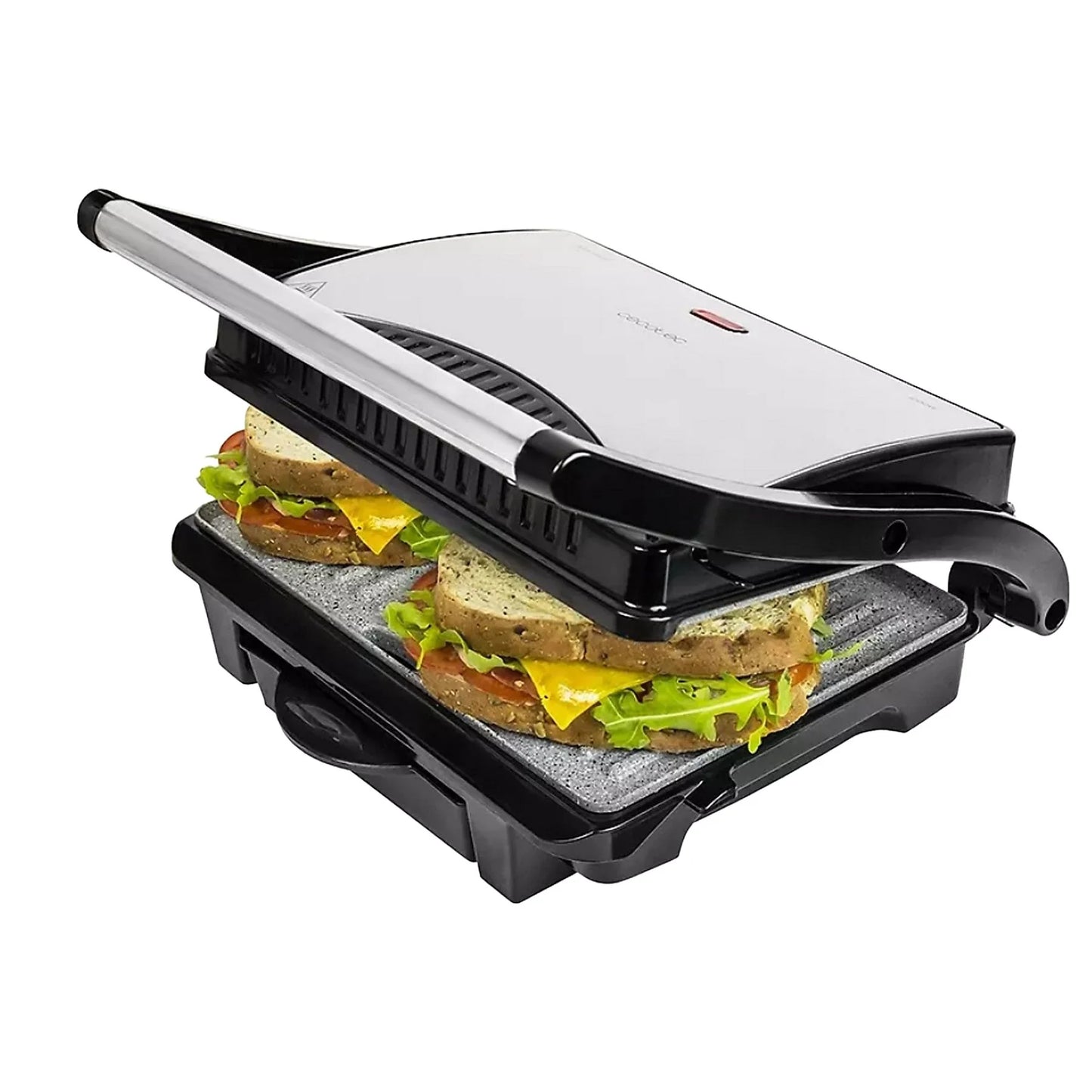 GRILL CECOTEC 03023 INOX 1000W 25.5X29.5C REV.PIED