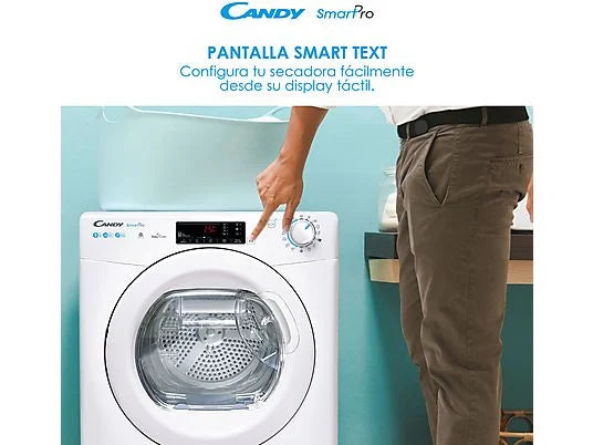 Candy CSOEH9A2TES dryer, white, 9 kg, heat pump, A++, wifi smart