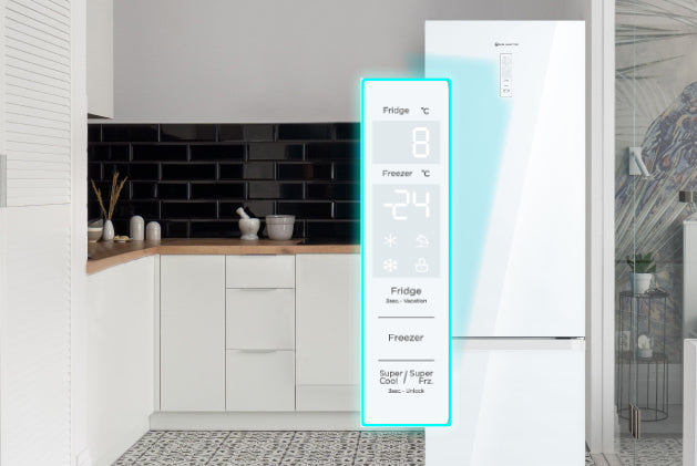 OFERTA FRIGORÍFICO CRISTAL BLANCO COMBI EAS ELECTRIC EMC206ASGW NO FROST